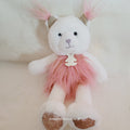 Peluche Lynx Rose et Blanc "Girls & Glitter" - Histoire d'Ours - 25 cm - État Comme Neuf