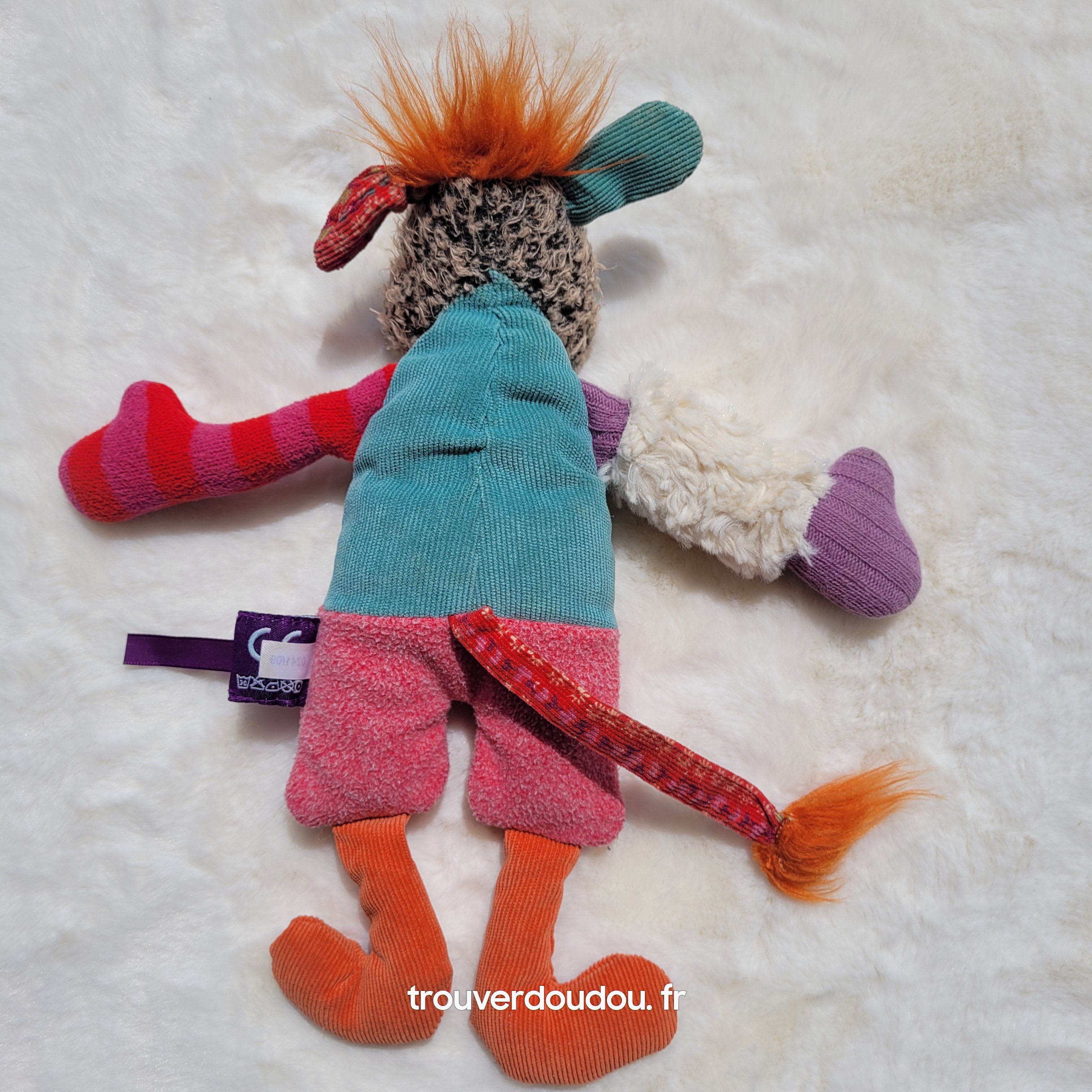 Peluche Âne Les Jolis Pas Beaux - Moulin Roty (Très bon état / Collector)