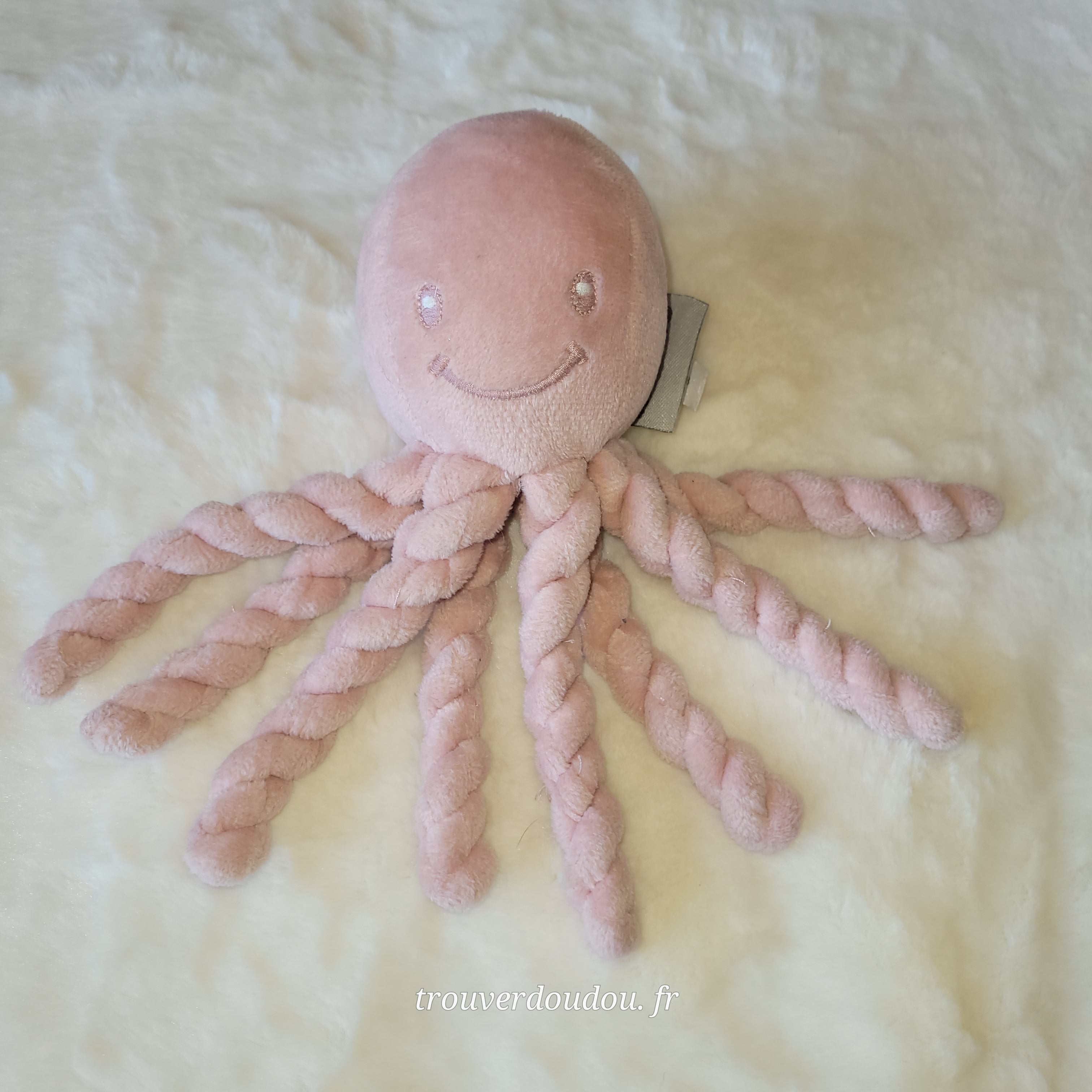 Doudou Pieuvre Lapidou Rose Clair - Nattou - Occasion