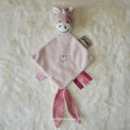 Doudou Plat Licorne "Jade" Rose Poudré et Beige - Nattou - Collection Jade & Lili -  Occasion