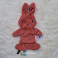 Doudou plat Lapin Miffy (Nijntje) terre de Sienne / brique - Tissus ultra doux Très bon état