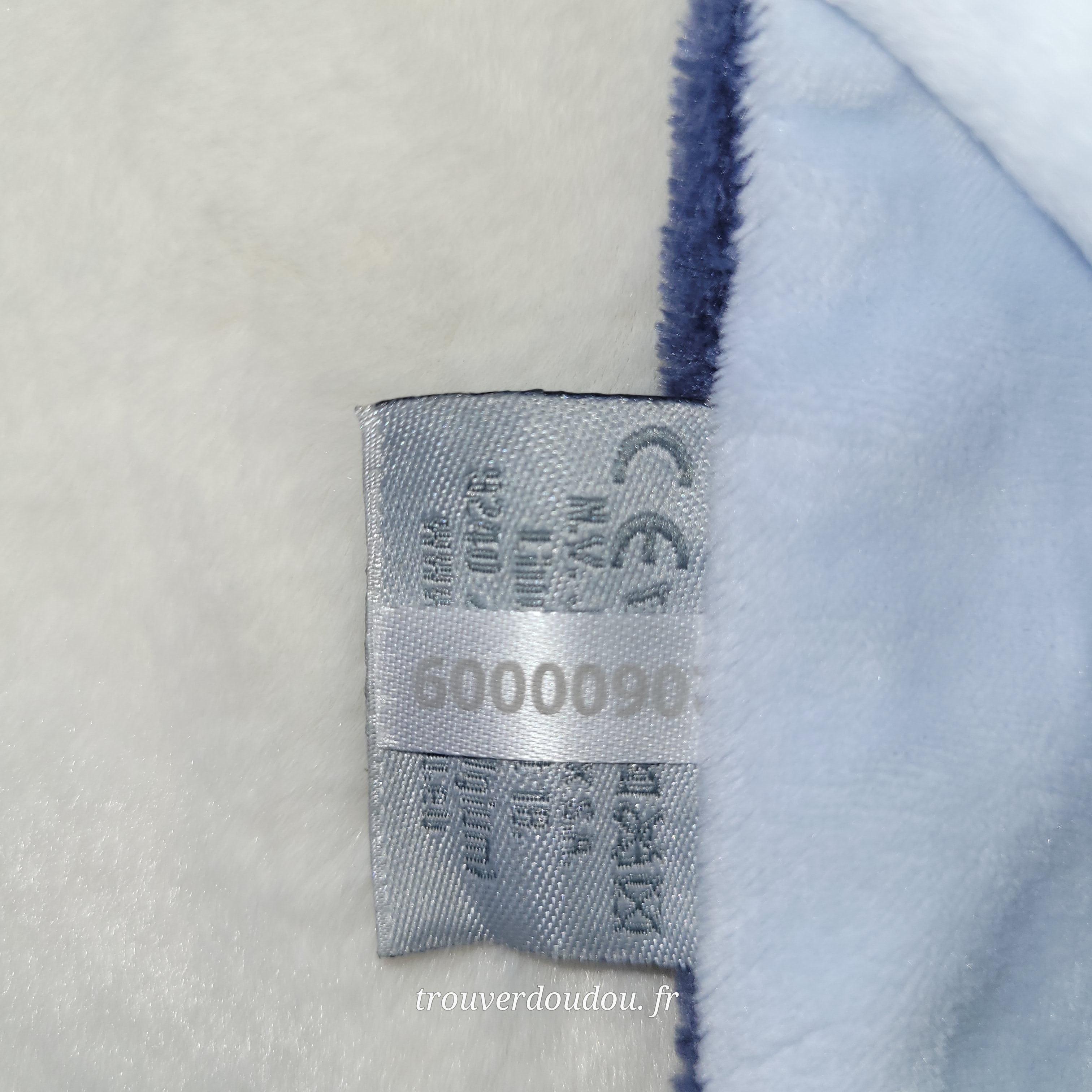 Doudou Plat Âne "Alex" Bleu Marine - Nattou - NEUF