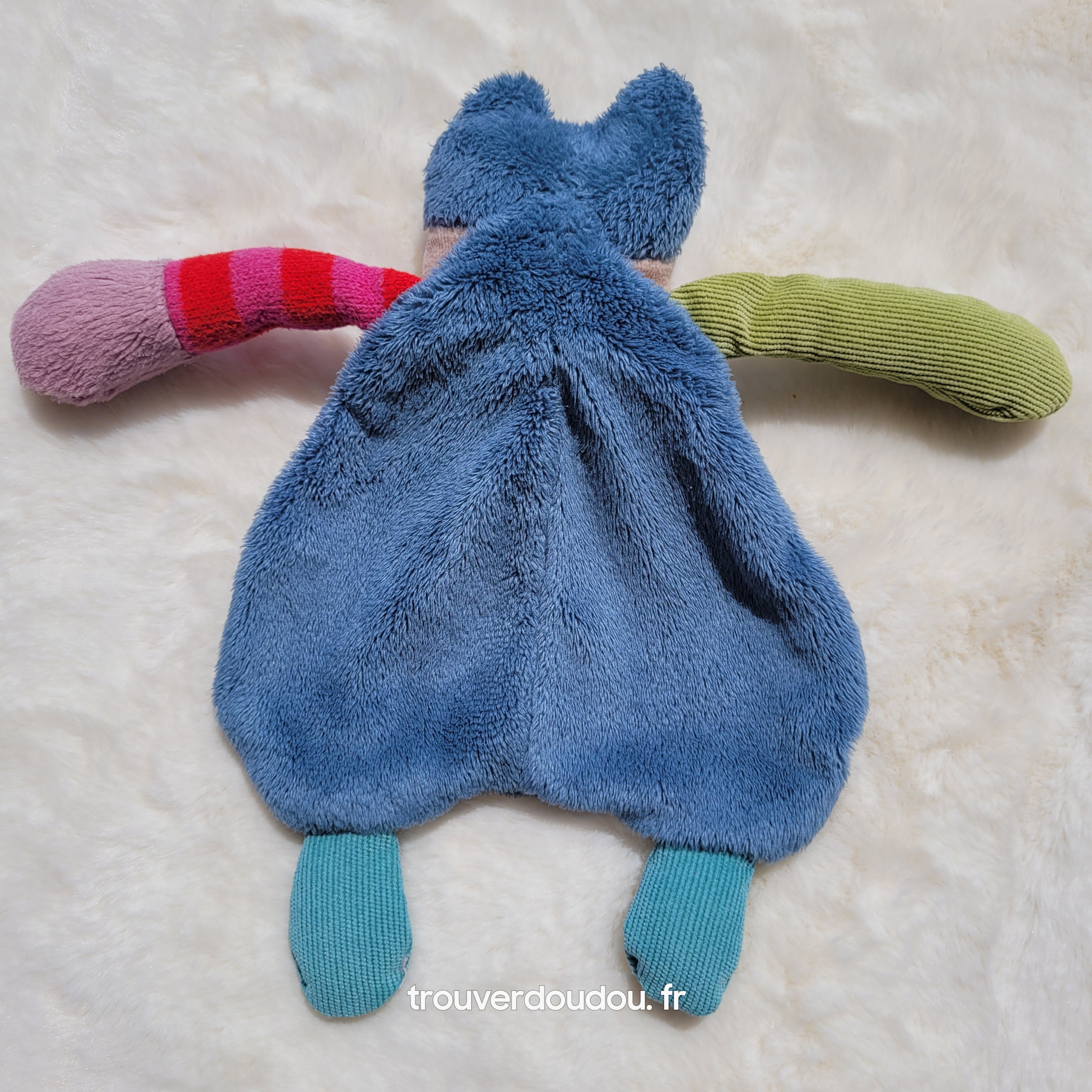 Doudou Plat Renard Moulin Roty - Les Jolis pas Beaux - Occasion Très Bon État
