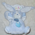 Peluche Boite à Musique Lapin Bleu Les Toudoux Baby Nat' - Neuf avec étiquette